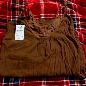 this is a brown little sun dress,name brand is chaser, xs